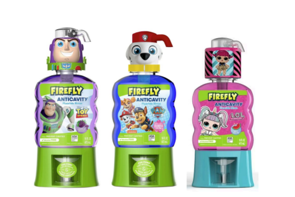 Firefly fluoride rinse